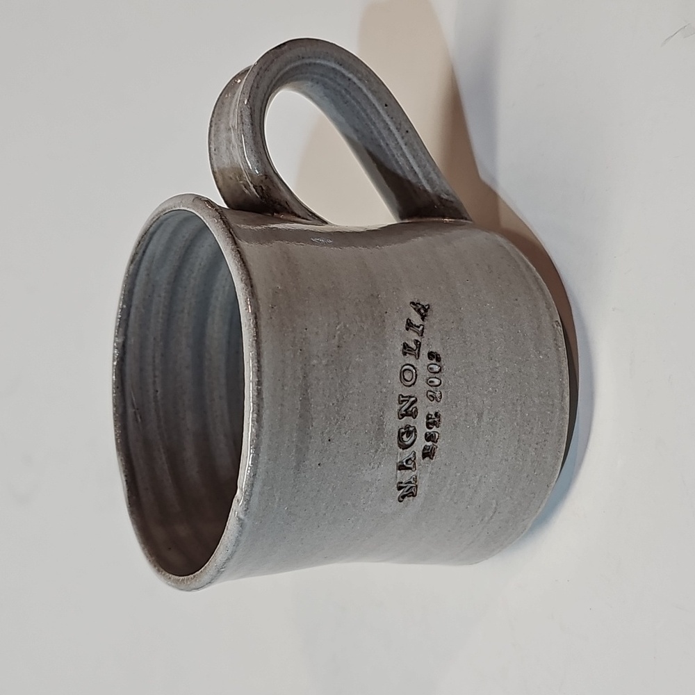 Magnolia Established 2003 Mug by Black Oak Art Stoneware Pottery, Waco, TX